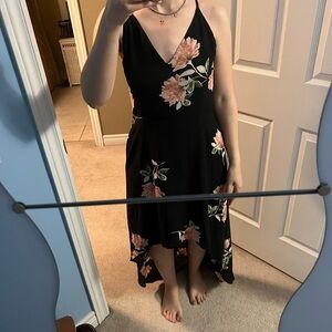 Dynamite high low floral dress